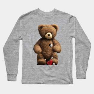 Teddy bear without a heart. Palm Angels Long Sleeve T-Shirt